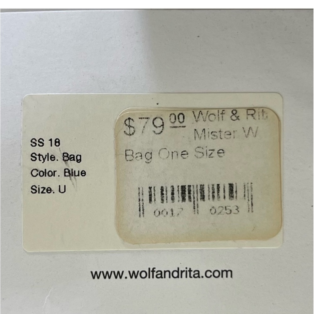 Nwt Wolf & Rita Blue Patchwork Drawstring Texas S… - image 4